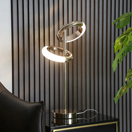 Lampadaire LED moderne en fer et acrylique pour intérieur — LZ4X9P2