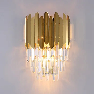 Applique murale moderne en cristal lumineux et élégant — LZ4X9T2