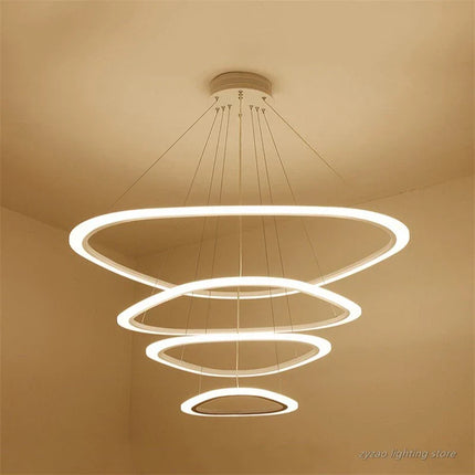 Suspension LED moderne en acrylique pour intérieur élégant — LZ4X9T