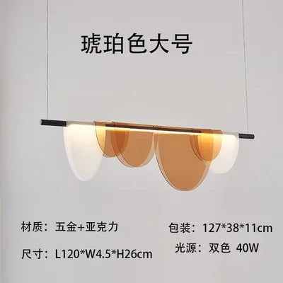 Lustre suspendu en acrylique lumineux pour bar et café — LZ4P9XQ
