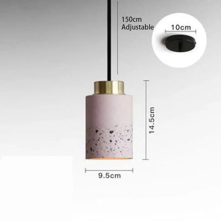 Suspension vintage en ciment pour bar et café — LZ4X9Q