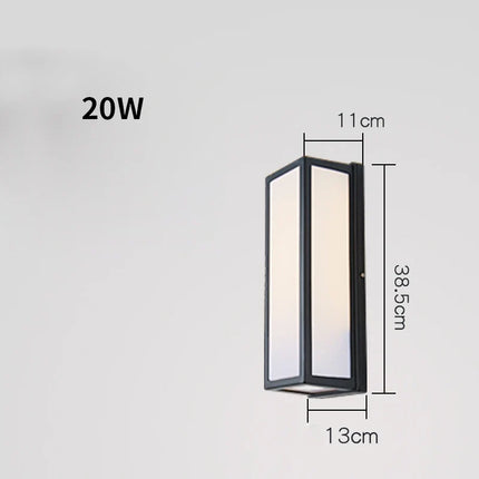 Applique murale LED ronde étanche IP54 pour extérieur et jardin — LZ4T9Q2