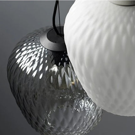 Suspension rétro nordique en verre pour intérieur — LZ4X9Q2M