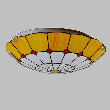 Plafonnier en verre teinté style Tiffany pour chambre enfant princesse — LZ4XJ9