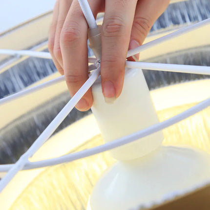 Lustre suspension romantique en fil de coton pour intérieur — LZ4X9J
