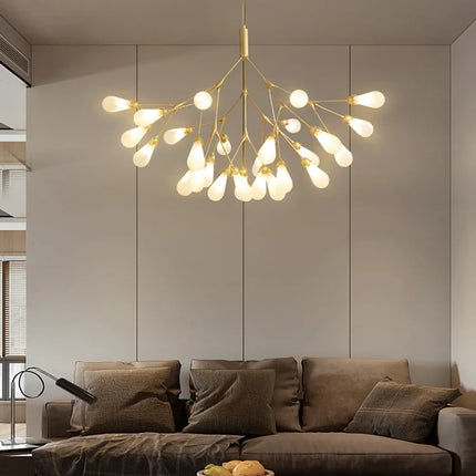 lustre luciole design post-moderne pour intérieur élégant et créatif