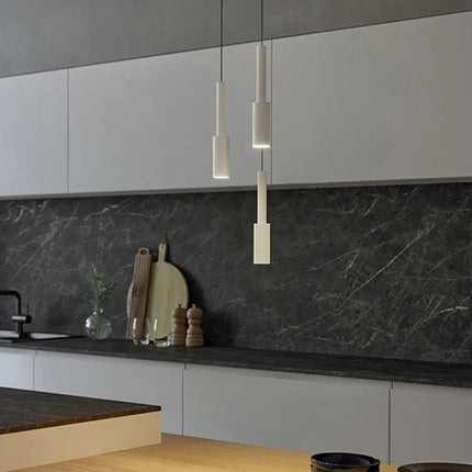suspension led longue pour bar et cuisine
