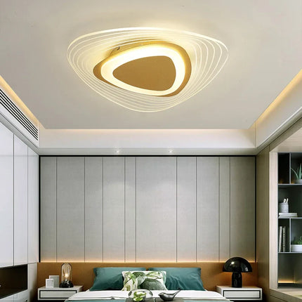 Lustre LED avec télécommande pour éclairage intérieur moderne — LZ4X9Q