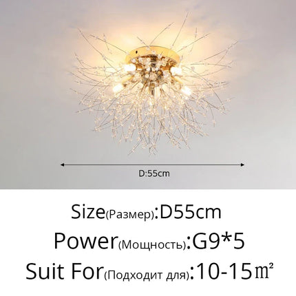 Lustre LED moderne Luciole pour décoration intérieure — LZ4N7XQ