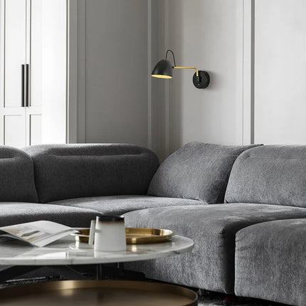 Applique murale LED à bras oscillant avec variateur tactile pour chevet et salon — LZ4P7XQ