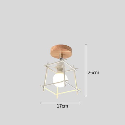 Plafonnier LED triangle en fer style nordique moderne — LZ4X7M