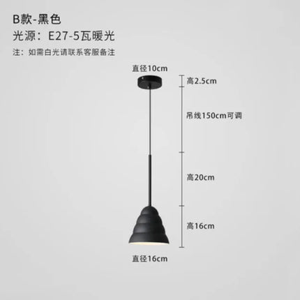 suspension décorative nordique pour éclairage créatif intérieur