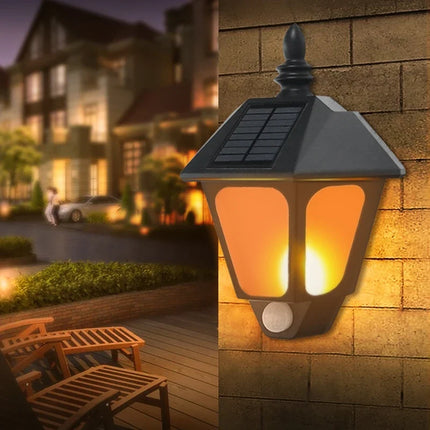 Applique murale solaire LED étanche à induction pour éclairage extérieur et jardin — LZ4X9P