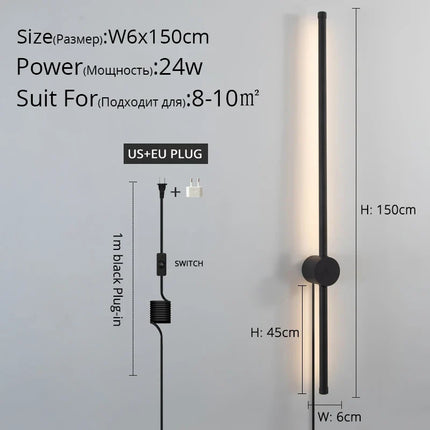 Simple avec prise 	 applique murale LED moderne lumières salon étude chambre chevet couloir allée salon cuisine lampe éclairage intérieur