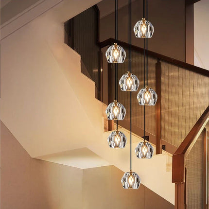 Lustre contemporain en cristal pour café, bar et restaurant — LZ4T9X