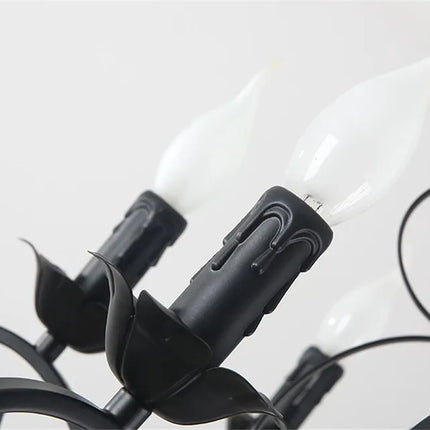Lustre suspension industriel rétro avec cristaux pour bar et restaurant — LZ4X9T2