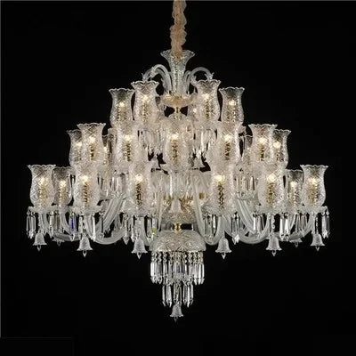 Lustre en cristal européen pour décoration moderne et élégante — LZ4X9Q