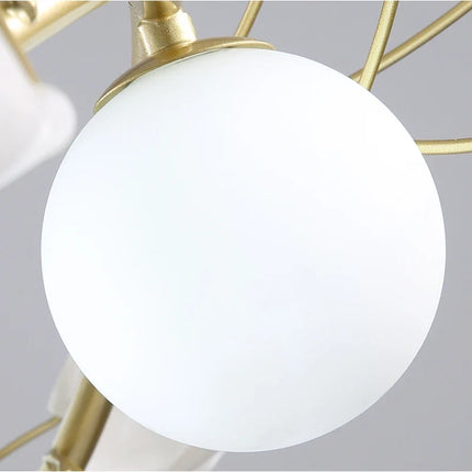 Lustre nordique élégant pour décoration intérieure romantique — LZ4X9T
