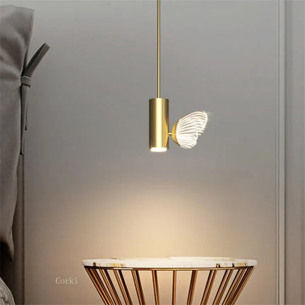 Suspension papillon en cristal pour décoration élégante — LZ4X9P