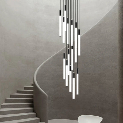 Lustre LED spiralé pour éclairage intérieur moderne — LZ4X9M