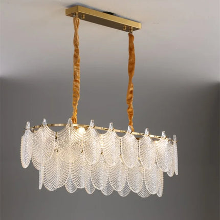 Lustre en verre pour décoration intérieure élégante et moderne — LZ4X9P