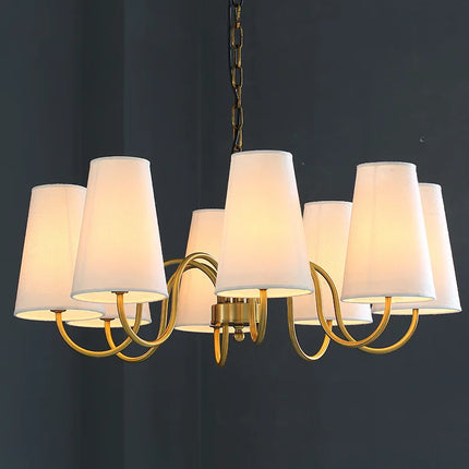 Lustre rétro en tissu pour intérieur élégant — LZ4G7N2