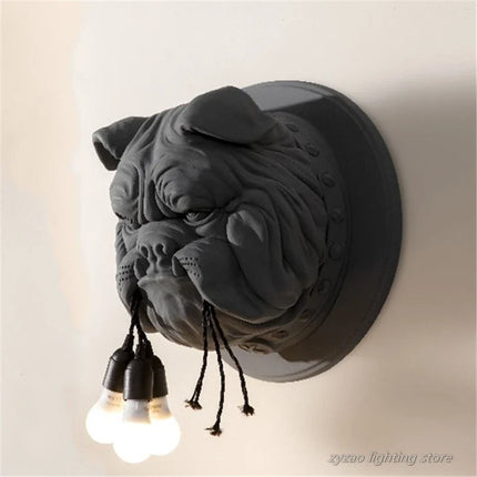 Applique murale décorative en résine animaux chiens — LZ4X9P2Q
