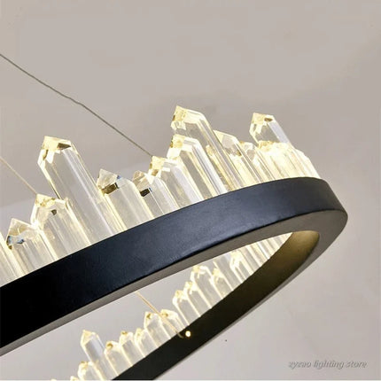 Suspension moderne en cristal pour décoration intérieure élégante — LZ4X9T2
