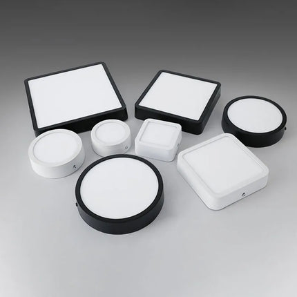 Plafonnier LED rond et carré pour décoration intérieure — LZ4X9T2
