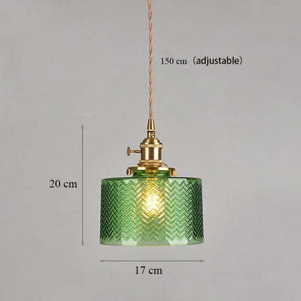 Lustre suspension en verre minimaliste au design japonais créatif — LZ4X9M