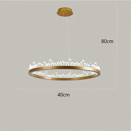 Suspension moderne en cristal pour décoration intérieure élégante — LZ4X9T2