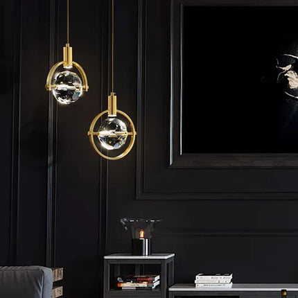 Lustre créatif en cristal pour décoration intérieure moderne — LZ4X9Q2