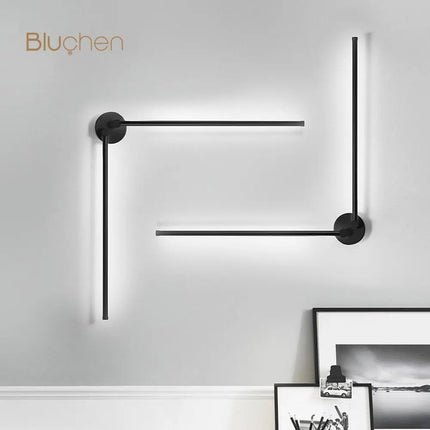 Applique murale LED rotative moderne pour fond de canapé — LZ4X9P2