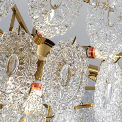 Lustre en cristal au design moderne pour une ambiance élégante — LZ4X9T2