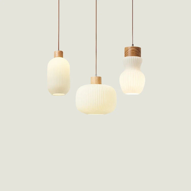 Lustre rétro style japonais doux pour restaurant et auberge — LZ4X9T2