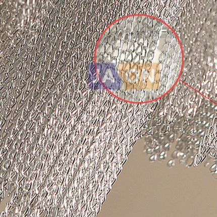 Lustre rétro vintage en aluminium avec chaîne dorée et finition chromée — LZ4P9XJ
