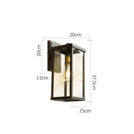 Applique murale extérieure moderne pour jardin et terrasse — LZ4X9T2