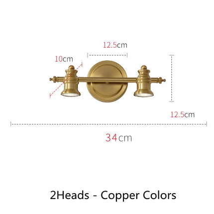 Applique murale LED américaine pour miroir de salle de bains avec ampoules offertes — LZ4X9J