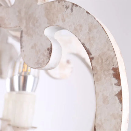 lustre vintage rétro en bois pour café bar et loft