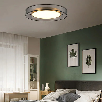 Plafonnier design nordique en cuivre pour décoration intérieure — LZ4X9T