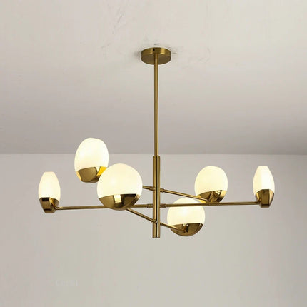 Lustre LED en verre au design créatif pour intérieur élégant — LZ4P9X