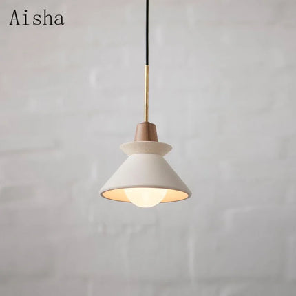Suspension design en ciment style nordique pour espaces créatifs — LZ4QJ7