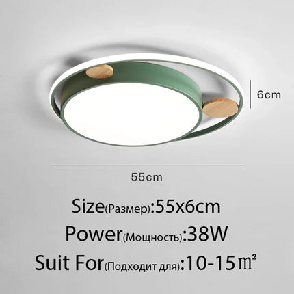Plafonnier LED rond design moderne pour intérieur élégant — LZ4X9Q2