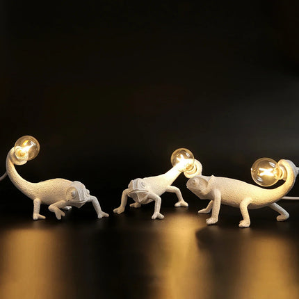 Applique murale lézard en résine avec luminaire de nuit — LZ4X9P2