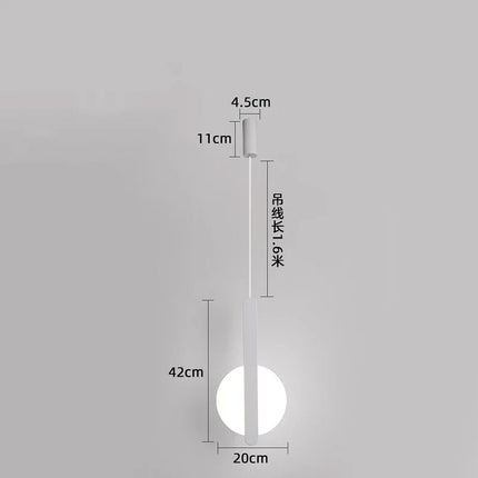 suspension moderne à led pour décoration intérieure élégante
