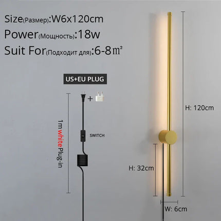 Simple avec prise 	 applique murale LED moderne lumières salon étude chambre chevet couloir allée salon cuisine lampe éclairage intérieur