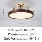B 50cm 38W Noyer / Luminosité variable
