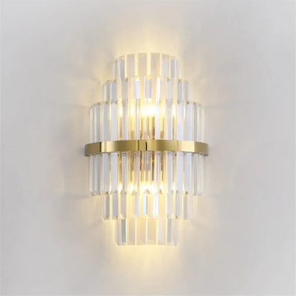 applique murale en cristal style européen moderne pour intérieur décoratif
