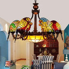 6 perroquets 8 lumières