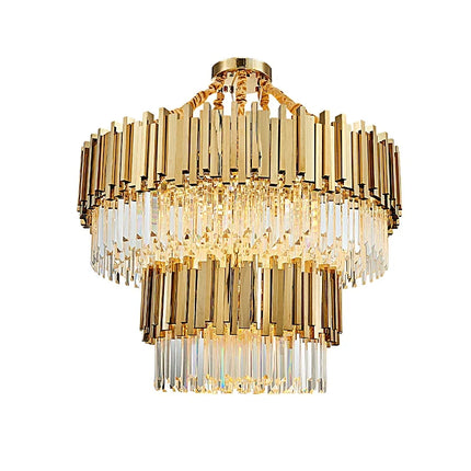 Lustre moderne en cristal avec grande suspension LED — LZ7XQ2
